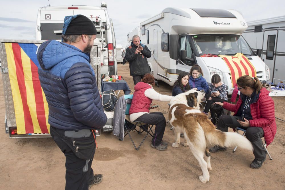 Acte a l'esplanada de Lledoners convocat per Assem