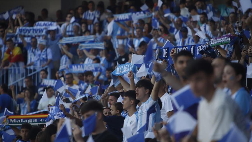 El Málaga CF figura entre los cuatro clubes con más abonados de Primera RFEF