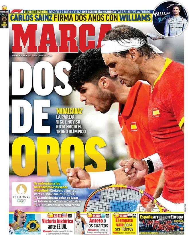 Las portadas de los periódicos deportivos de hoy, martes 30 de julio