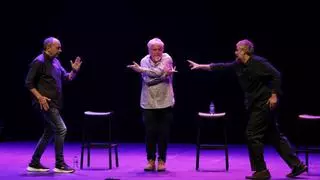 Debate en Gijón con Javier Coronas, Pepe Colubi y Raúl Cimas