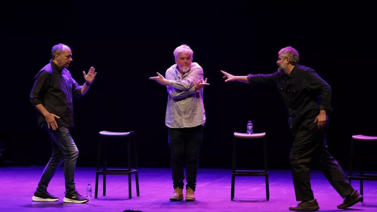 Debate en Gijón con Javier Coronas, Pepe Colubi y Raúl Cimas