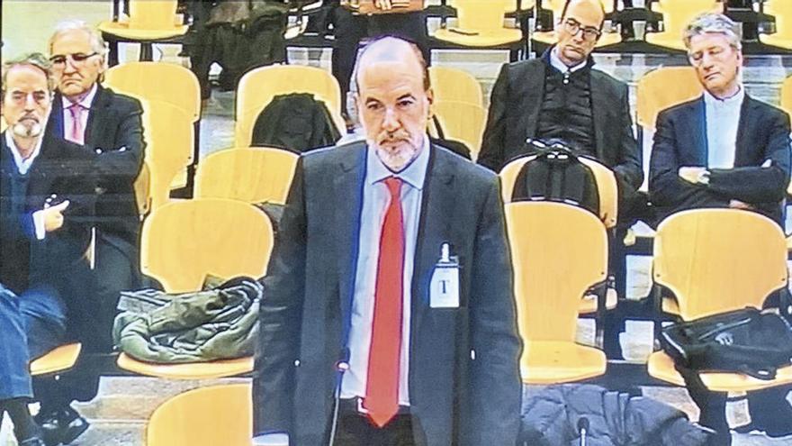 José Carceller, ayer en la Audiencia Nacional.