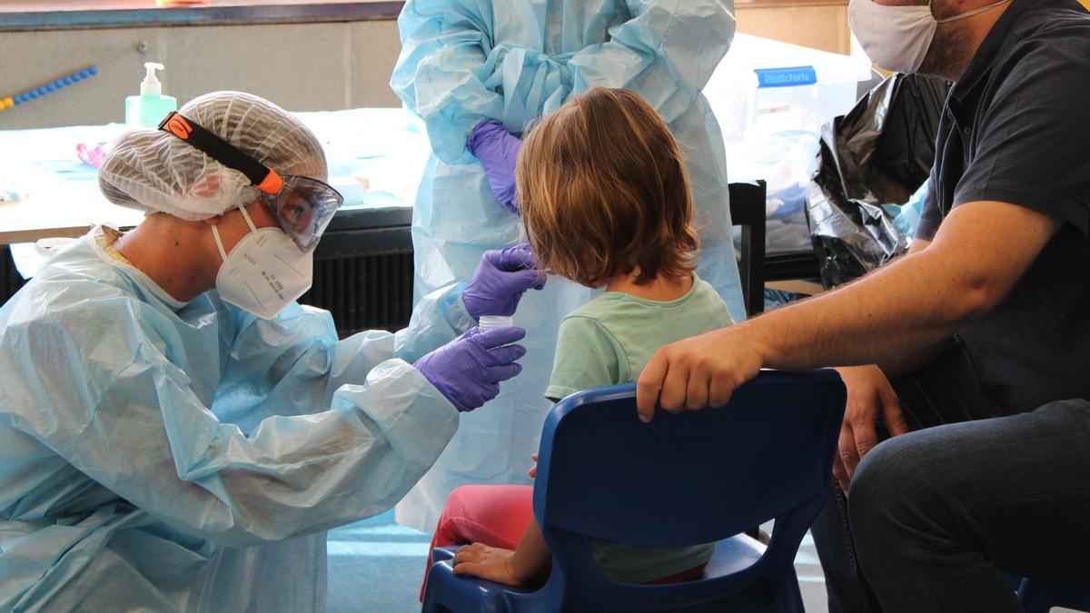 Hacen una pcr a un niño