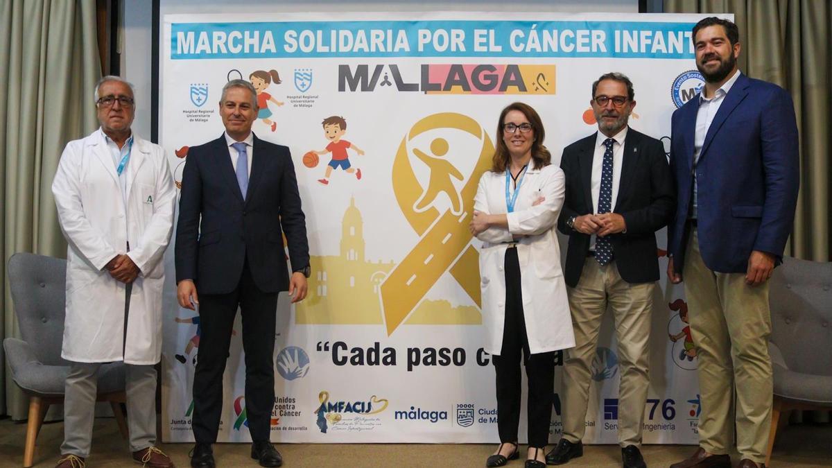 El Hospital Materno Infantil de Málaga presenta la I Marcha Solidaria contra el Cáncer Infantil