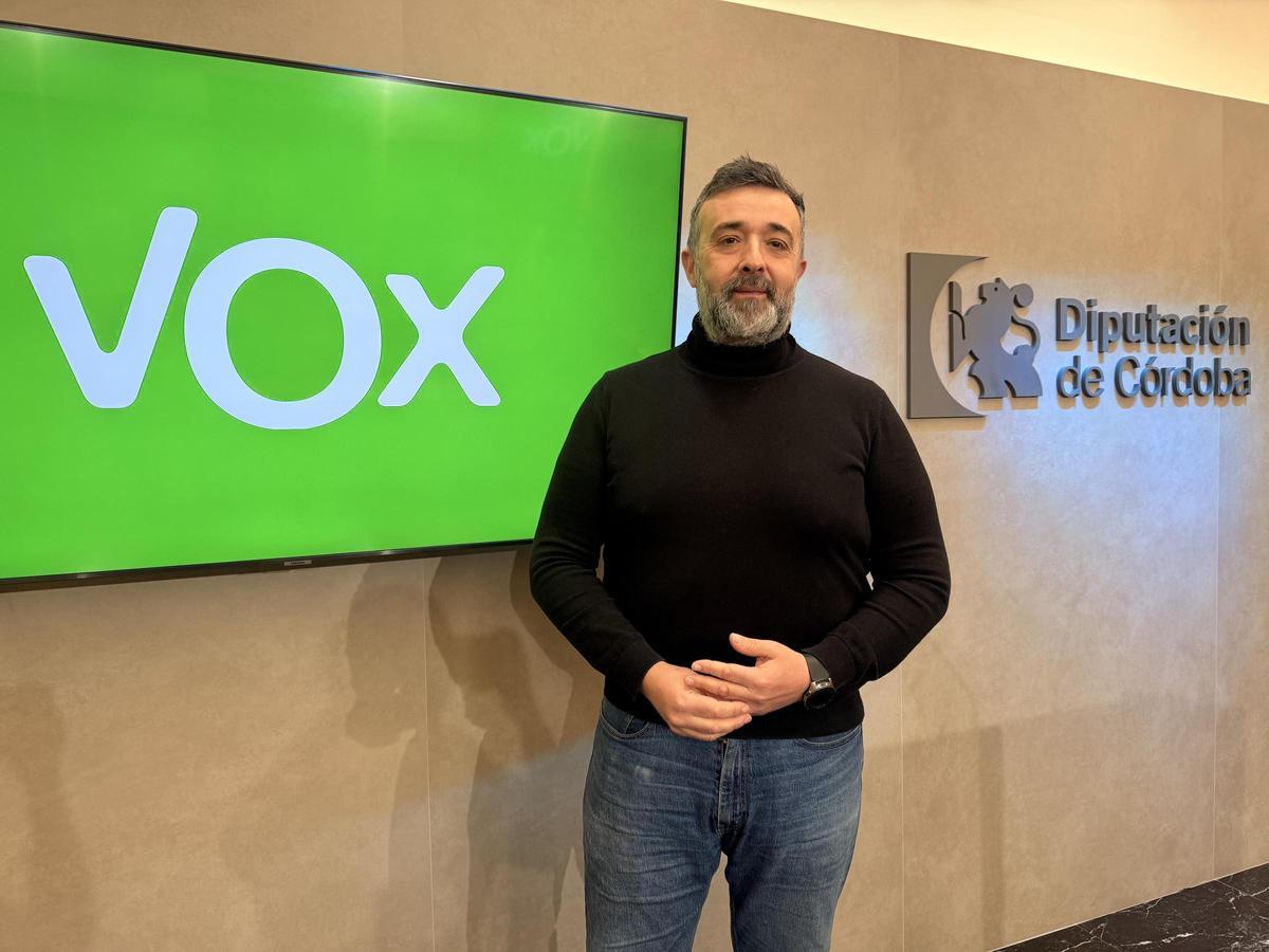 El diputado provincial de Vox, Rafael Saco.