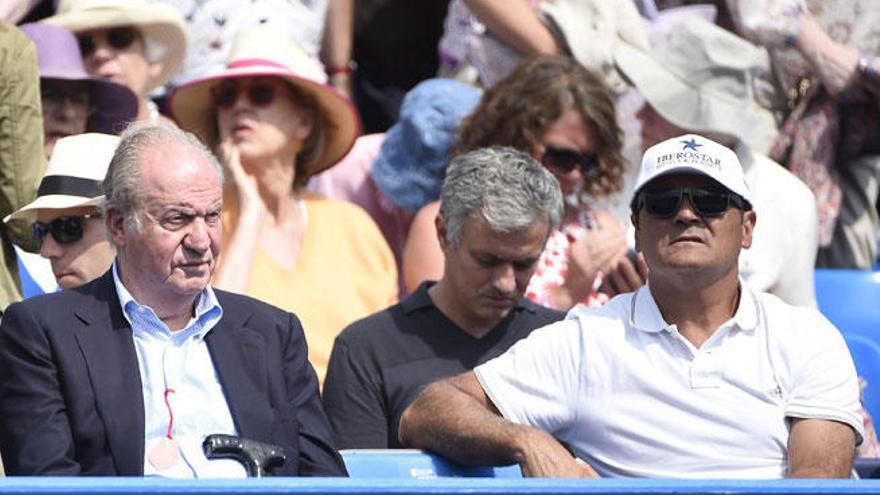 El Rey Juan Carlos, Mourinho y Toni Nadal.