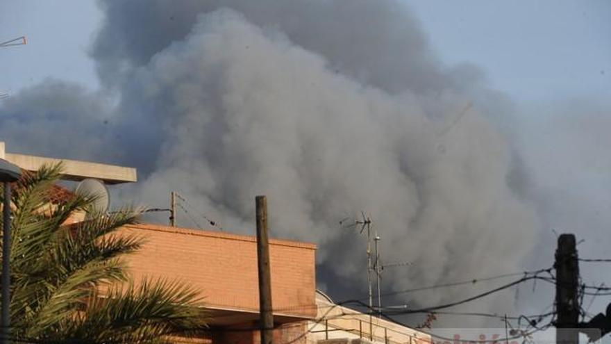 Así ha quedado la antigua fábrica de Rostoy tras el incendio en Murcia