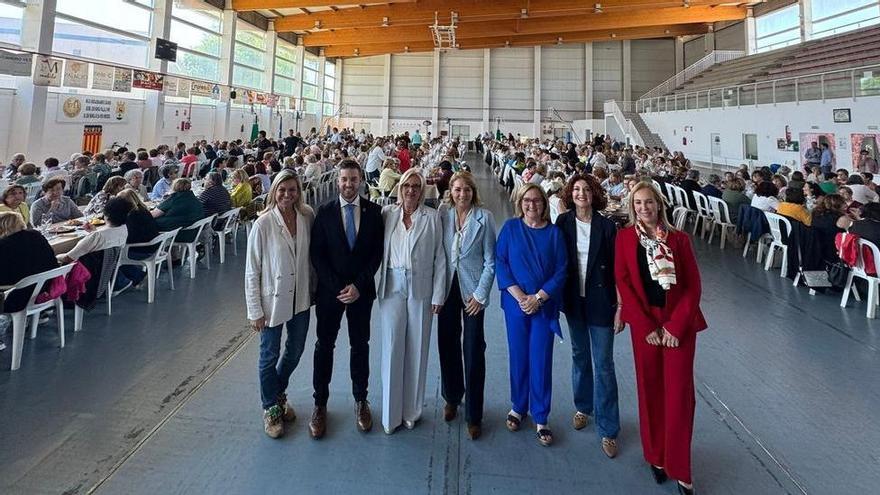Más de medio millar de mujeres participan en Anna en el XXIII Encuentro Tyrius de la Canal, la Costera y la Vall d'Albaida