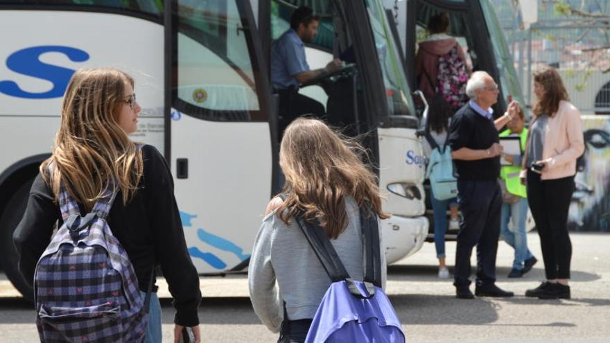 Alumnes que utilitzen el transport escolar