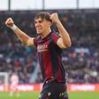 Carlos Espí celebra su gol contra el Real Oviedo en Orriols