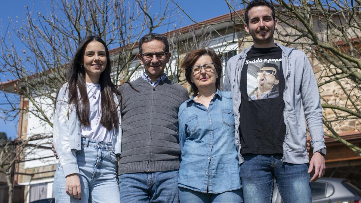 La familia en Carfaxiño, Celanova.