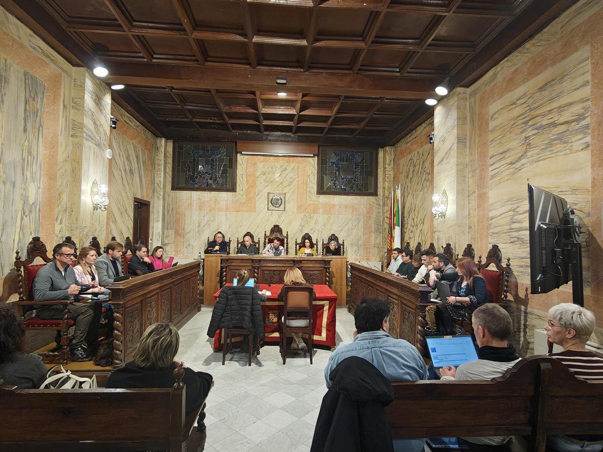 Una imatge general del ple d'aquest divendres a l'Ajuntament de Berga