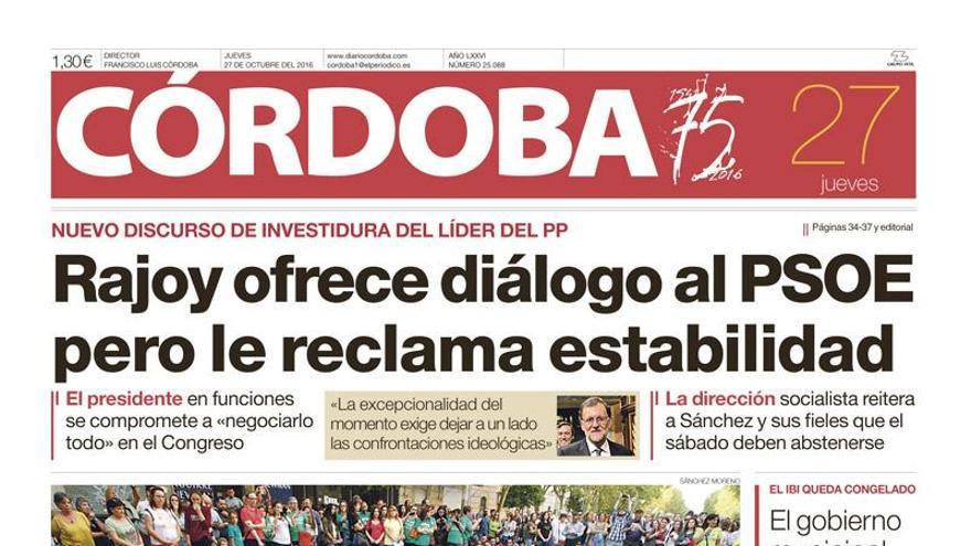 La portada de CÓRDOBA