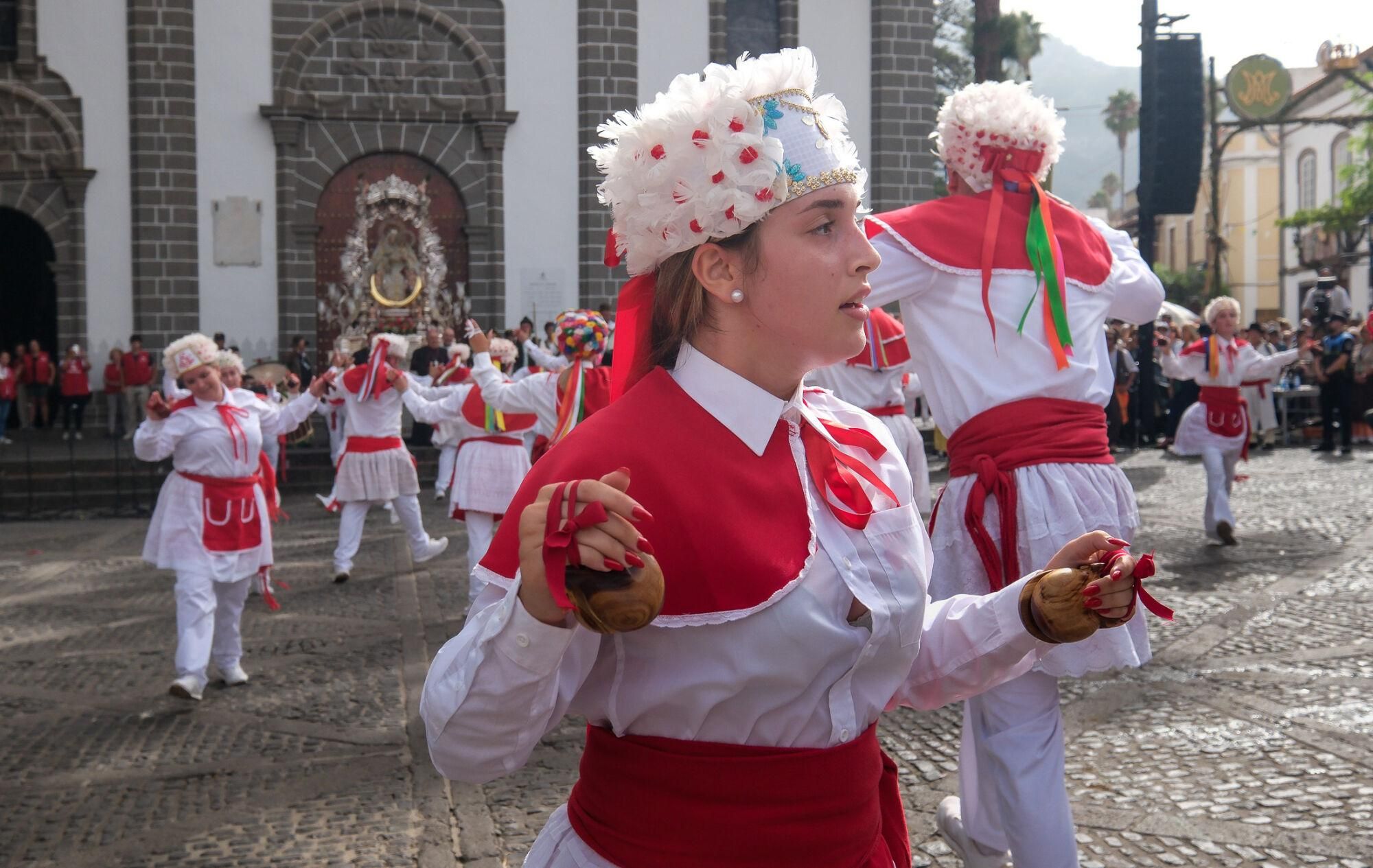 Representantes de El Hierro en la romería del Pino.
