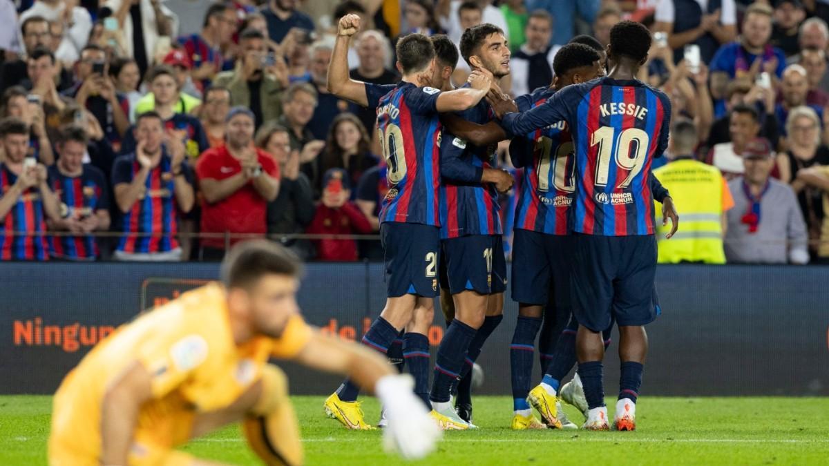 El Barça goleó al Athletic