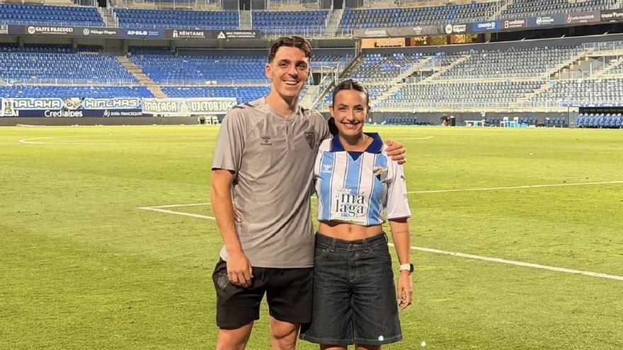 La novia de Jokin Gabilondo se despide de la etapa del Málaga CF