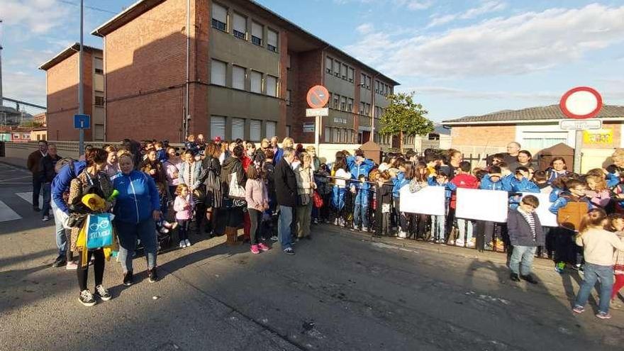 Una de las movilizaciones protagonizadas el pasado año por las familias.