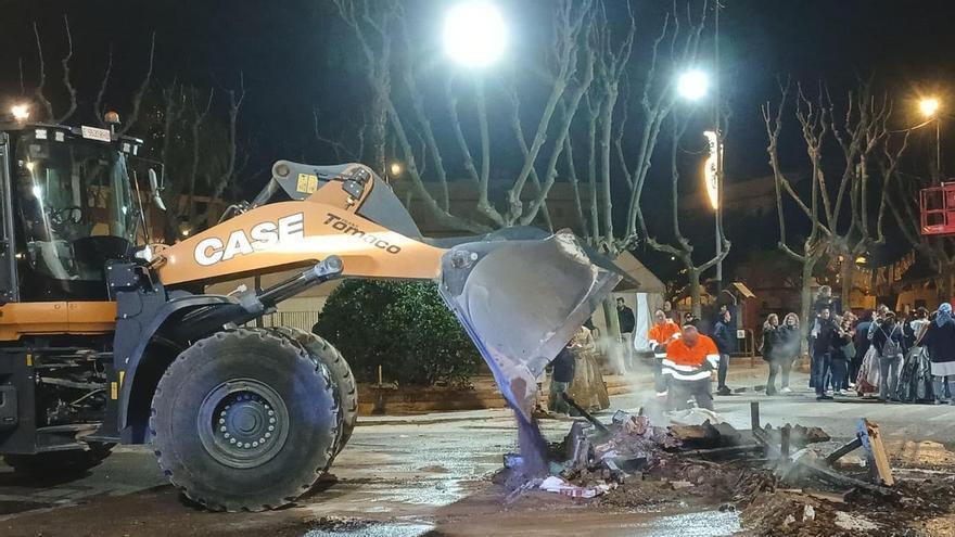 La otra cara de las Fallas en Burriana: más de 300 toneladas de residuos en cinco días