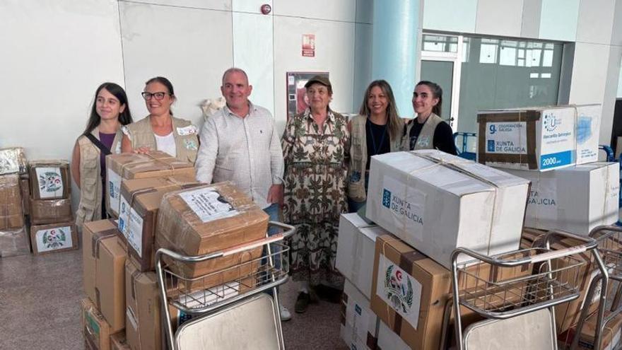 Los 12 niños de «Vacaciones en paz», ya de nuevo en el desierto