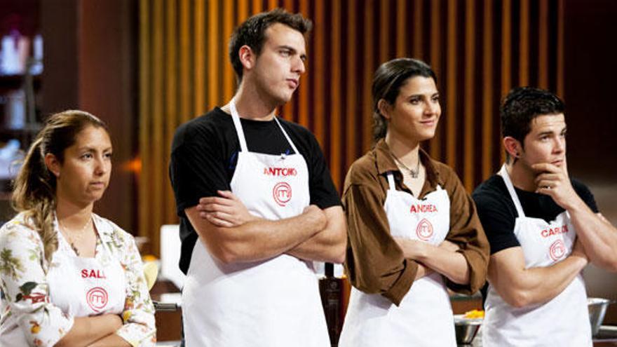 &#039;Masterchef 3&#039;: Andrea, Antonio, Carlos y Sally, los cuatro finalistas