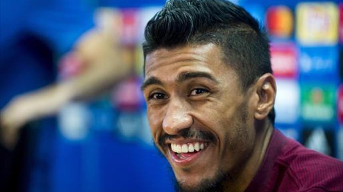 Paulinho, ayer, durante la rueda de prensa.