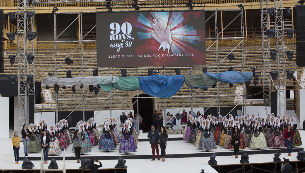 Segundo ensayo de la Gala de elección de la Bellea del Foc 2018