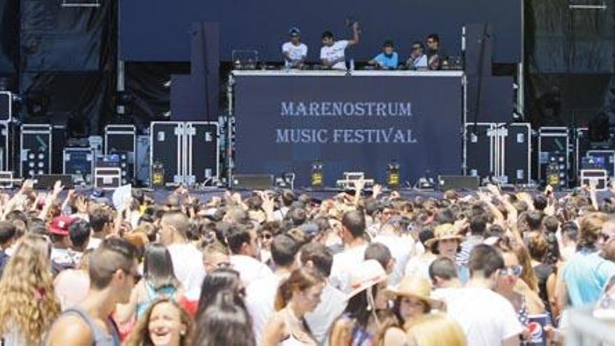 Imagen de la edición del festival de música electrónica Mare Nostrum del año pasado. Foto: Marga Ferrer.