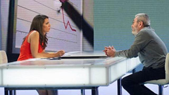 Pastor y Méndez durante la entrevista.