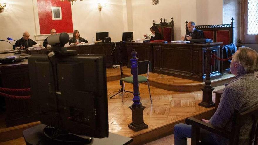 El dueño del spa durante una sesión del juicio seguido contra él en la Audiencia Provincial.