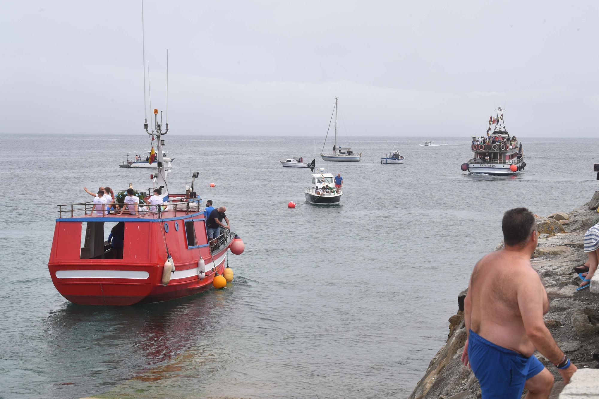 Procesión marítima del Club del Mar de San Amaro