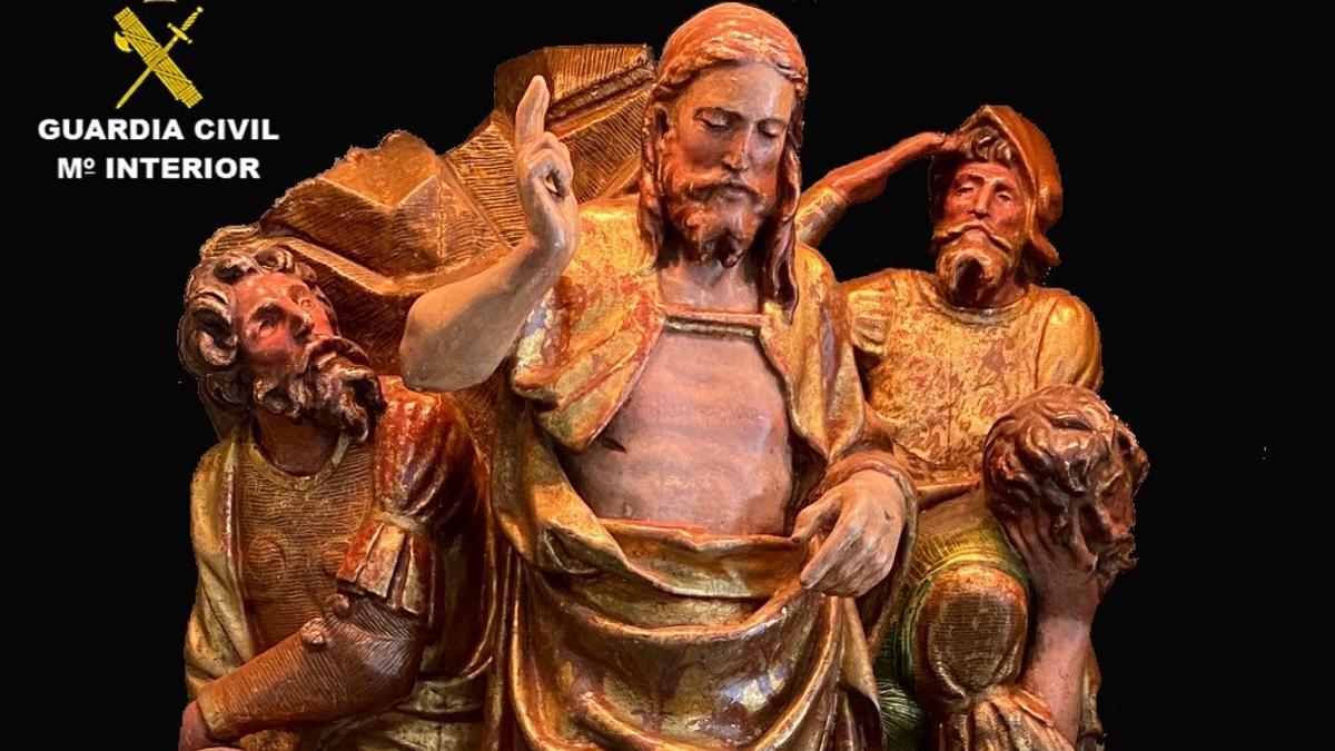 Relieve de Olvés recuperado por la Guardia Civil