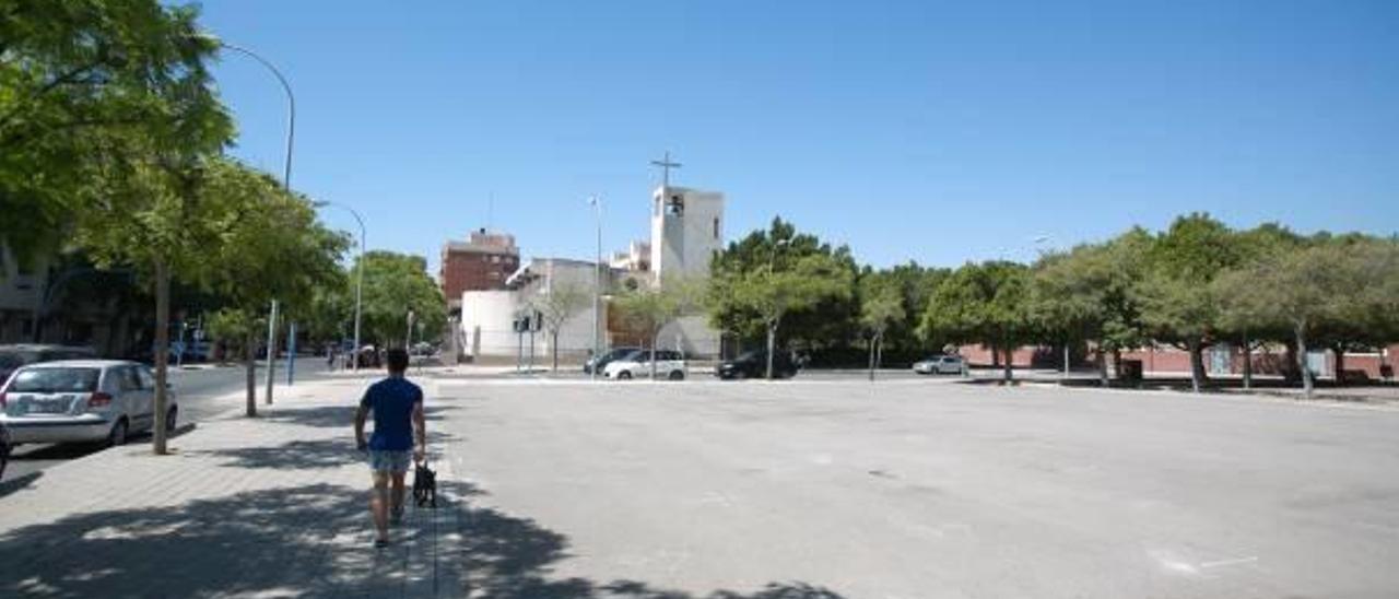 Terrenos en los que estaba previsto levantar el centro de salud del Garbinet.