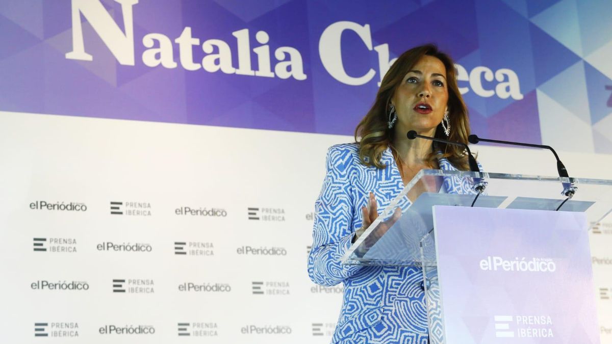 En imágenes | Natalia Chueca hace balance del ecuador del mandato en un desayuno con El Periódico de Aragón