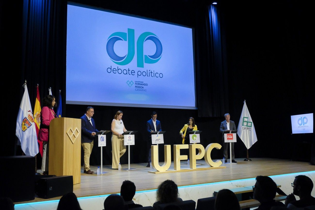 Debate de los candidatos de diferentes partidos al Parlamento de Canarias por Gran Canaria