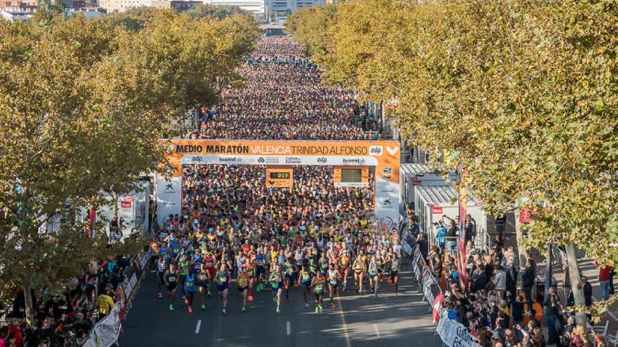 Salida del Medio Maratón de València