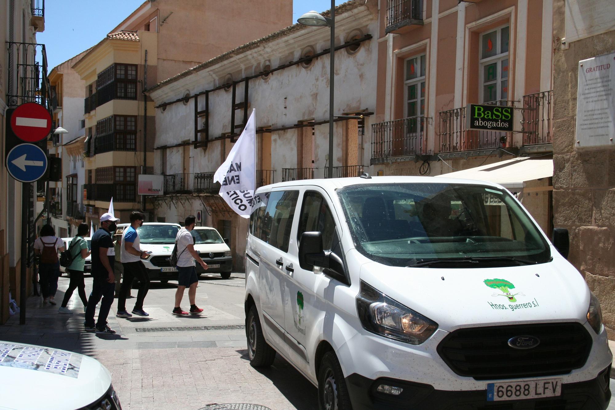 Protesta en defensa del Trasvase en Lorca