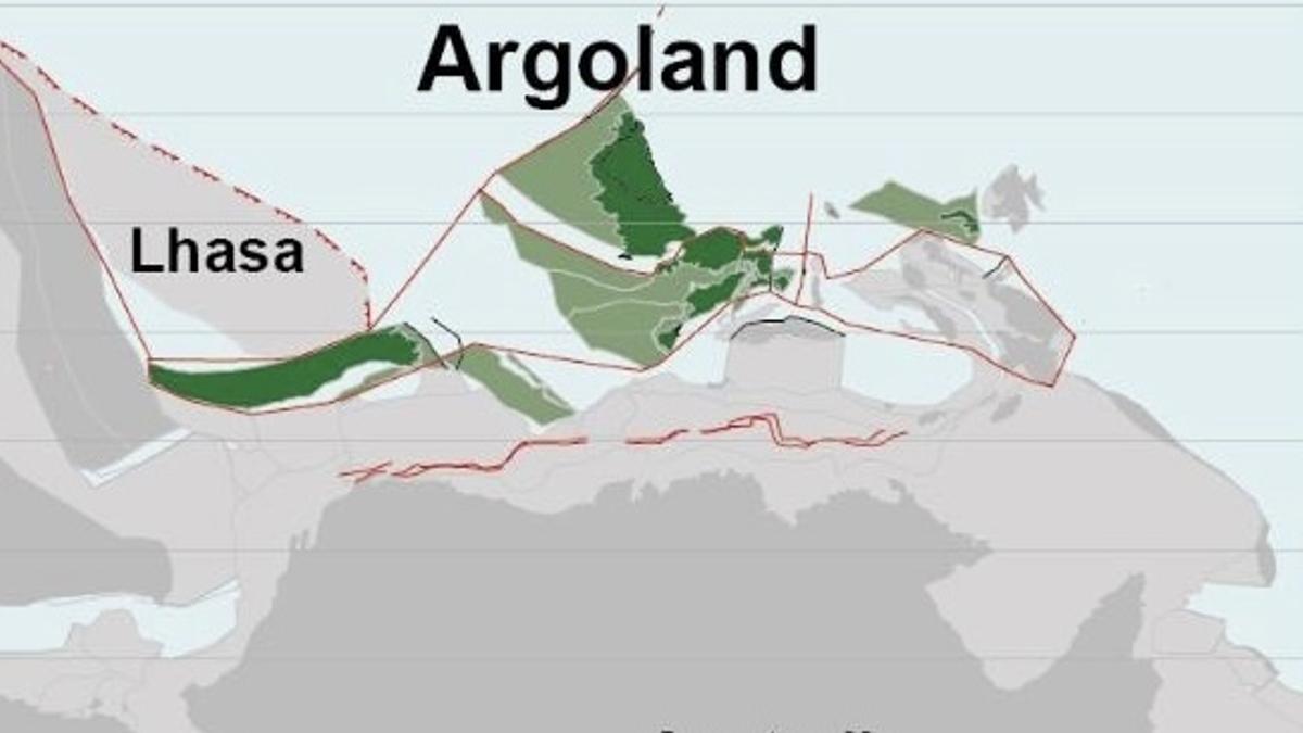 Ubicación de Argolandia