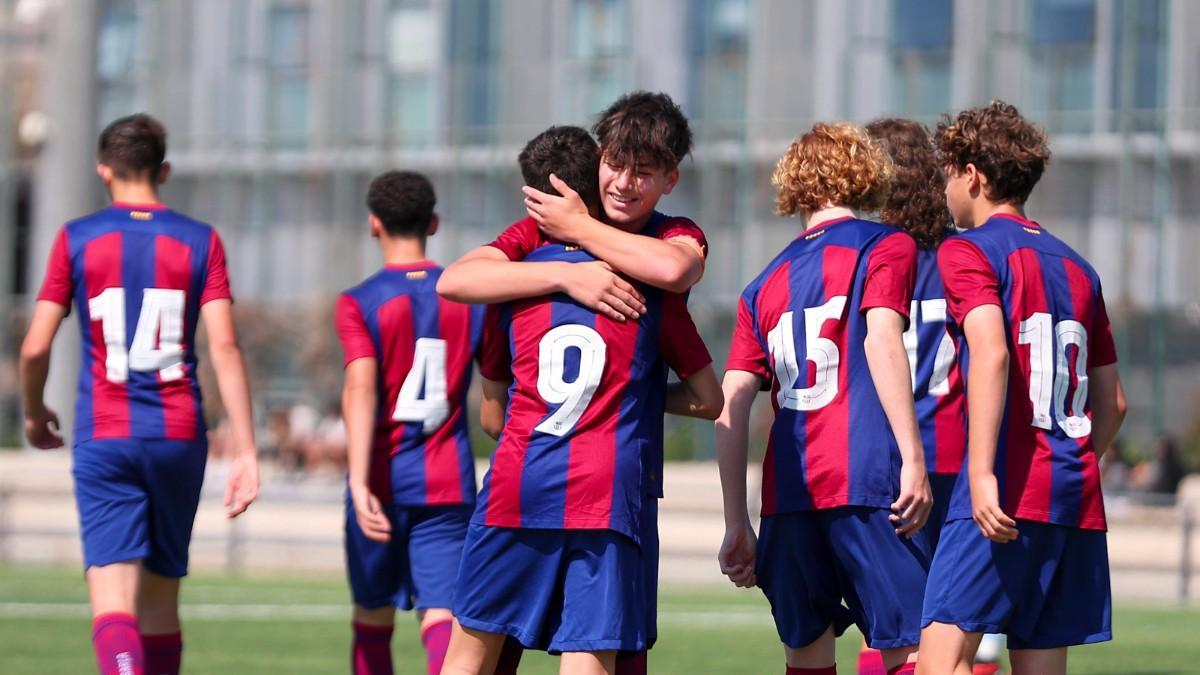 El Cadete B goleó 5-0 al Martorell y se proclamó campeón de liga