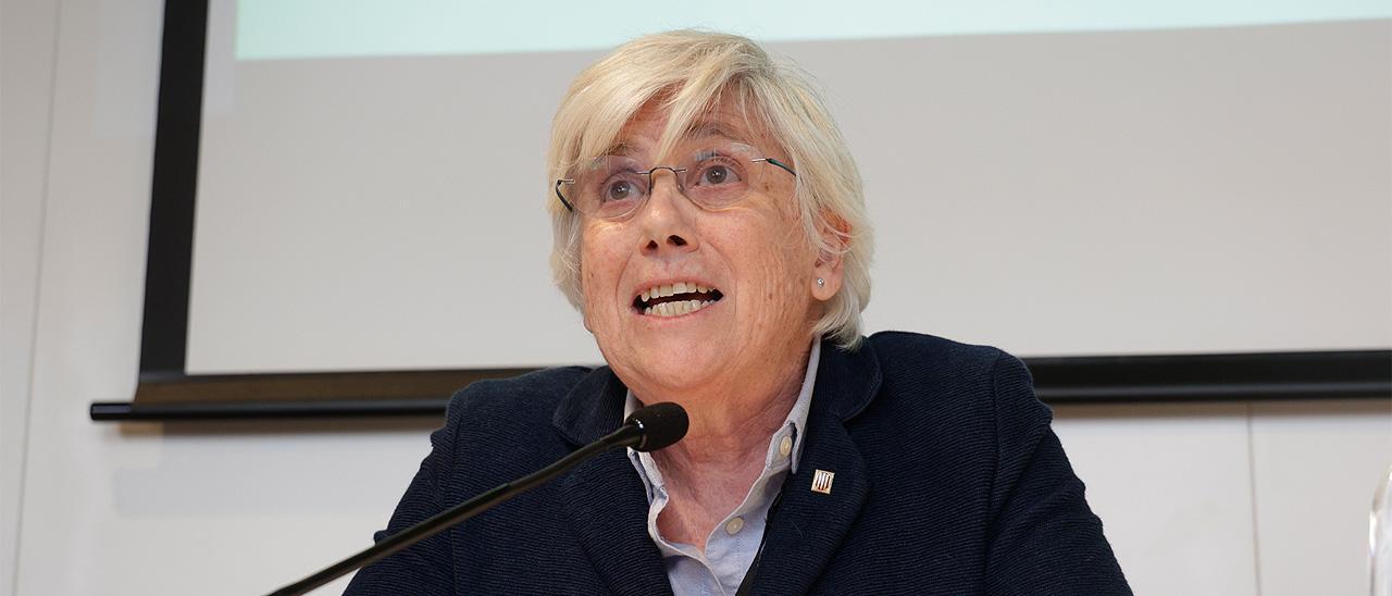 La eurodiputada de JxCat Clara Ponsatí.