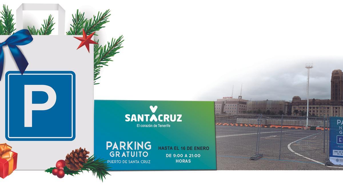 Santa Cruz cuenta, un año más, con plazas de aparcamiento gratuito para facilitar las compras navideñas y de rebajas