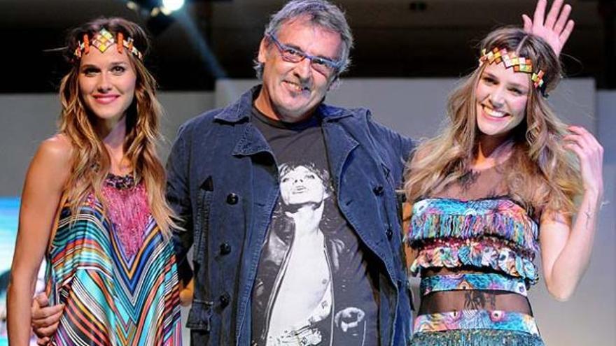 Dos modelos en la reciente Semana de la Moda de Chile.