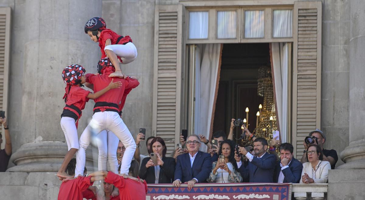 La Diada Castellera de la Mercè reúne las ocho colles de Barcelona