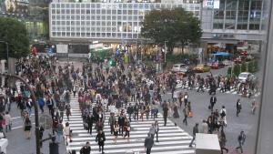 El cruce de Shibuya enJapón.