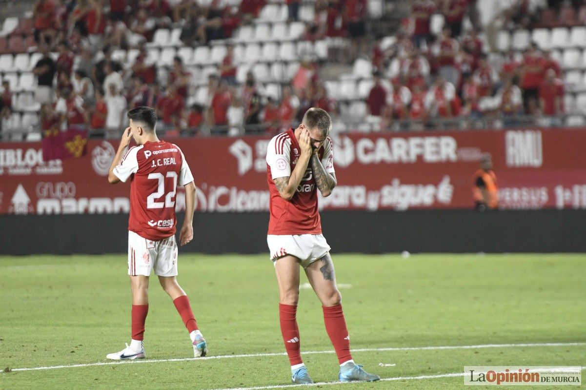 Así fue el encuentro del play off del Real Murcia y el Nástic en la lucha por el ascenso