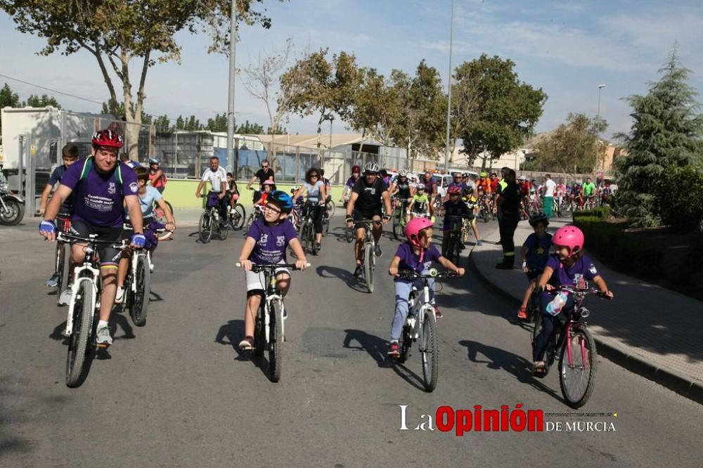 Ciclopaseo para clausular en Lorca los JDG