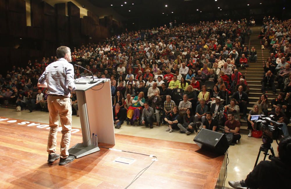 Acto de Unidas Podemos en el Palacio de Ferias de Málaga