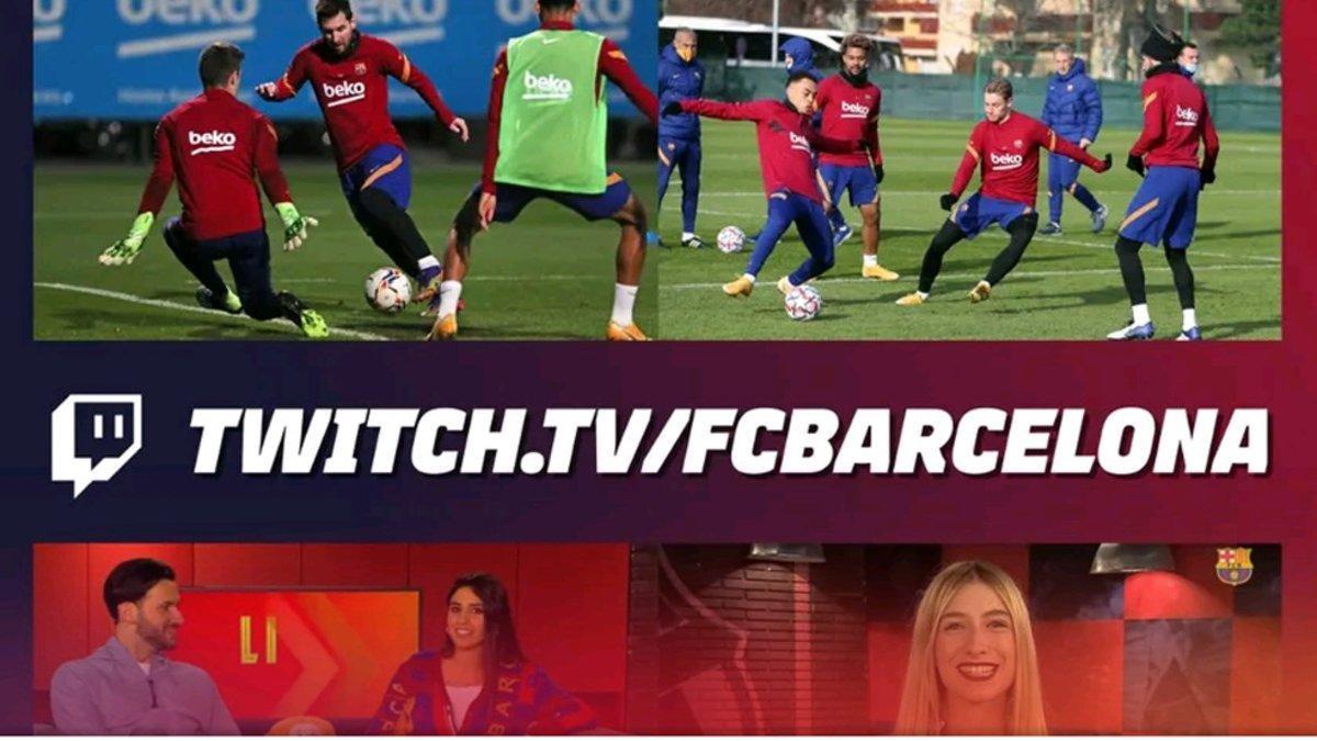 El Barça abre su canal oficial en el servicio de 'streaming' global Twitch