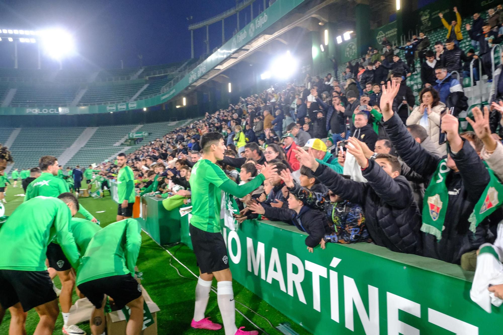 Así ha sido la sesión de entrenamiento abierta con entrada solidaria del Elche CF