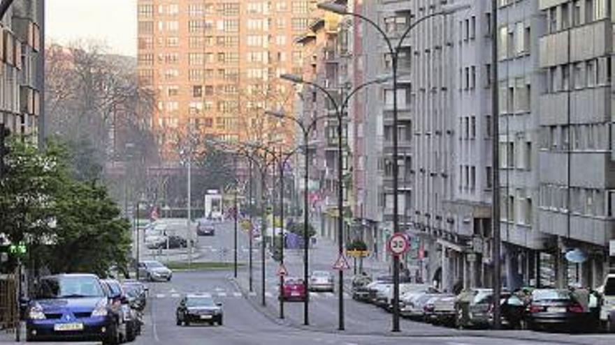 Primer tramo de la avenida San Agustín.