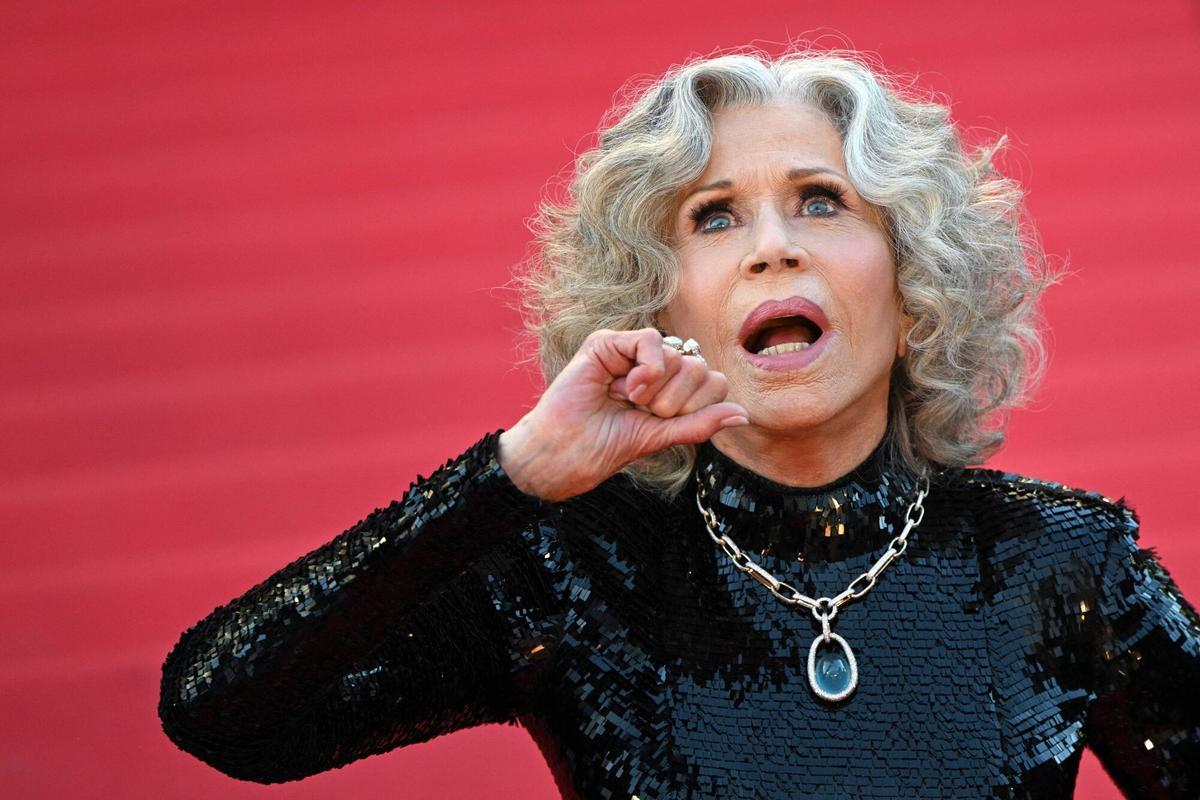 La actriz estadounidense Jane Fonda